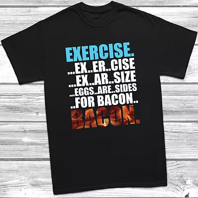 Buy Exercise Eggs Are Sides T-Shirt All Sizes Humour Joke Gift Present Comedy Mens • 9.99£