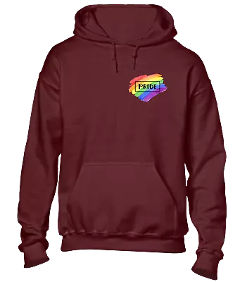 Buy Watercolour Pride Lb Hoody Hoodie Gay Pride Lgbtq Lesbian Rainbow Flag Top • 16.99£