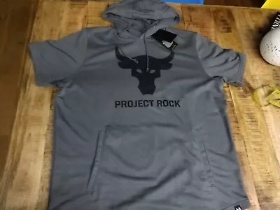 Buy The Rock Hoodie Project Rock Brand New Under Armour Size Large 100% Authentic • 43.99£