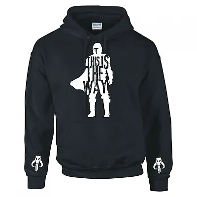 Buy Inspired By The Mandalorian  This Is The Way Silhouette  Hoodie • 21.99£