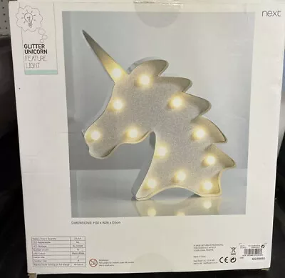 Buy Next Home Glitter Unicorn Shaped Themed Feature Girls Bedroom Light Night Bday • 25£