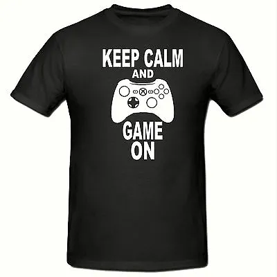 Buy KEEP CALM AND GAME ON CHILDREN'S, BOYS T SHIRT,GIFT,AGES 3-15 Yrs, TEE SHIRT • 7.50£