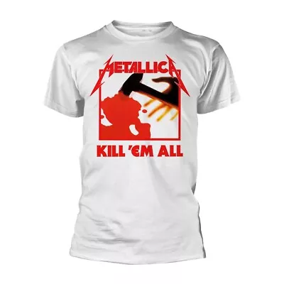 Buy METALLICA - KILL EM ALL (WHITE) WHITE T-Shirt, Front & Back Print Small • 20.09£