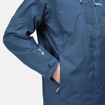 Buy Regatta Mens Calderdale IV Jacket Waterproof Coat Hooded Durable • 29.74£