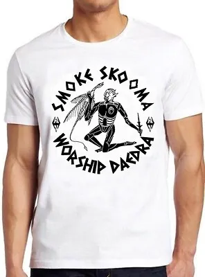 Buy Smoke Skooma Worship Daedra Gamer Heartbeat Video Games Gift Tee T Shirt M874 • 6.35£