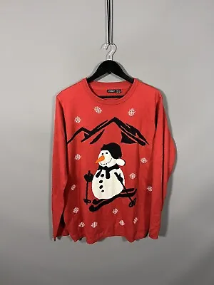 Buy CHRISTMAS Jumper - Size Large - Red - Great Condition - Men’s • 11.04£