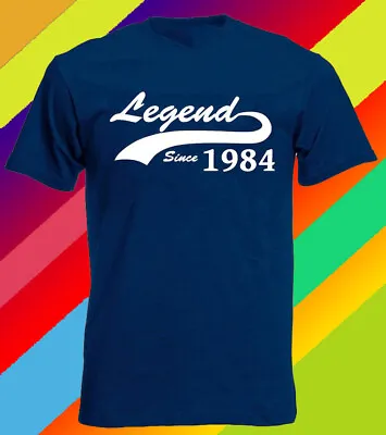 Buy Legend Since 1984 T-Shirt 40th Birthday Gift For Man, Dad Him Husband Gifts Tees • 9.56£