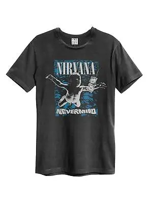 Buy Amplified Nirvana Nevermind Charcoal T-Shirt • 18.36£