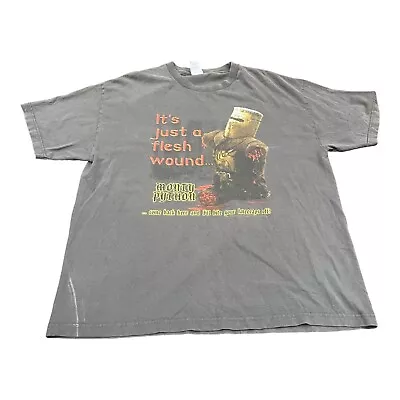 Buy Vintage Y2K 2005 Monty Python Grey Short Sleeve T Shirt Size XL • 19.96£