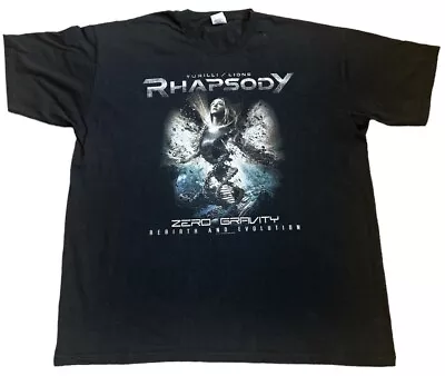 Buy Rhapsody Turilli/Leone Zero Gravity T Shirt Size XXL 2XL • 15£