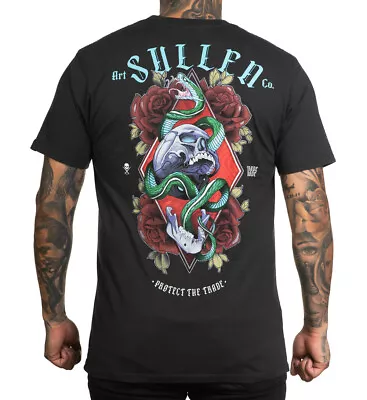 Buy Sullen Jem Scales Snake Skull Black Premium T Shirt UK M-3XL UK Seller No Duty • 28.99£