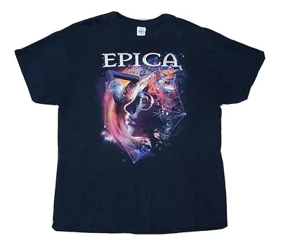 Buy EPICA Vintage T-Shirt Dutch Symphonic Metal Music Size XL GILDAN Tag • 25.76£