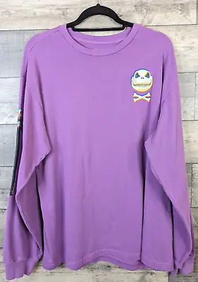 Buy Disney Nightmare Before Christmas T Shirt Top Purple Mens L Jack Skellington • 17.99£