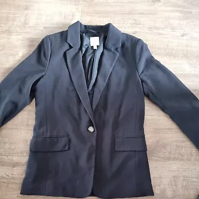 Buy H&M Ladies Black Blazer Suit Jacket Lined Size 12  • 7.25£