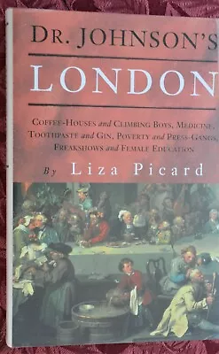 Buy Dr Johnson's London, Liza Picard. Hardback With Dust Jacket. Like New • 9£