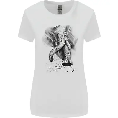 Buy An Abstract Elephant Environment Womens Wider Cut T-Shirt • 9.49£