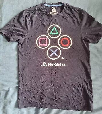 Buy Men's Blue PlayStation PS T-shirt Size Small • 8.50£