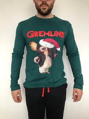 Buy Gremlins Gizmo Christmas Pyjamas Ladies Mens XS Sweater Pant Xmas Primark  • 24.99£
