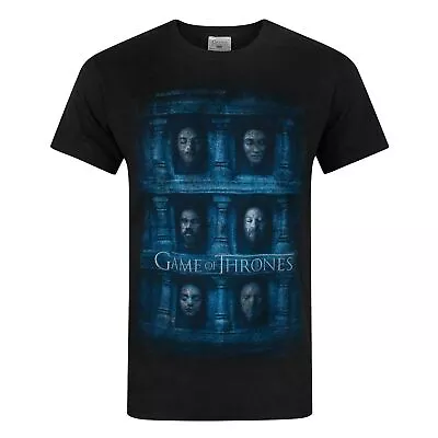 Buy Game Of Thrones Official Mens Hall Of Face T-Shirt NS4524 • 16.95£