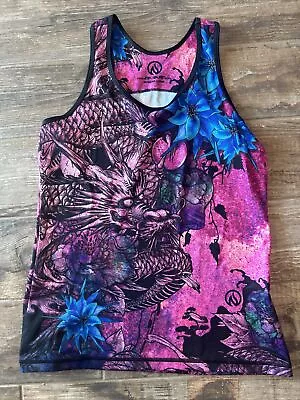 Buy INKnBURN Pink Ryu Women’s Singlet Tech Shirt (Size L) • 38.56£