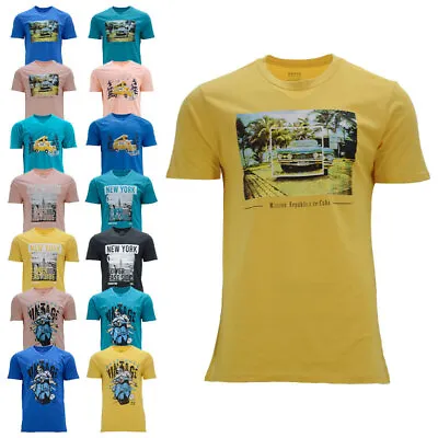 Buy Mens Cotton Graphic T Shirts New York City Classic Print Shirt Short Printed Top • 5.99£