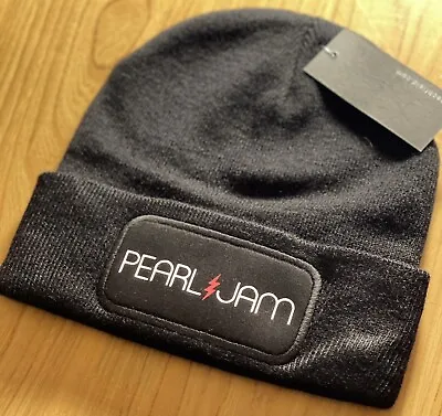 Buy NEW *Pearl Jam* Logo Black Beanie Merch Hat Grunge Merch • 14.99£
