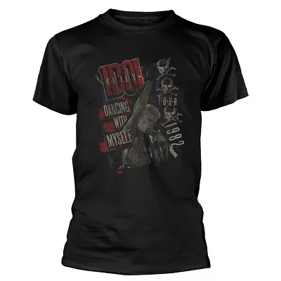 Buy Billy Idol Dancing With Myself Black T-Shirt NEW OFFICIAL • 15.19£