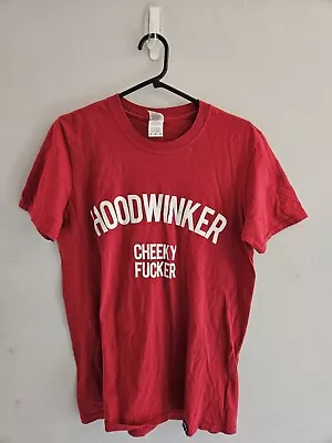 Buy Enter Shikari - Hoodwinker Cheeky F* Red T-Shirt - Medium - RARE • 15£