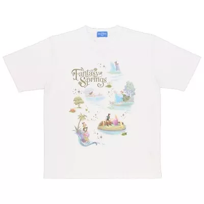 Buy Japan Tokyo Disney Resort Store T-shirt White Fantasy Springs Peter Pan • 47.29£