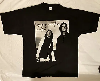 Buy Jimmy Page. Robert Plant. No Quarter Tour T- Shirt.  1995. Vintage • 71.93£