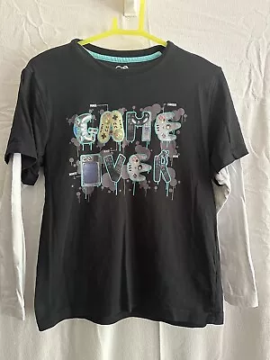 Buy Age 9-10 Years M&S Game Over  Long Sleeve T. Shirt • 4.50£