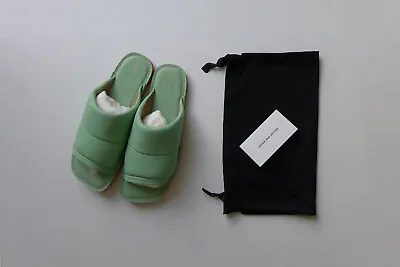 Buy Dries Van Noten Leather Slides In Mint Green Leather, Size 43 - BNWB, RRP £375 • 275£
