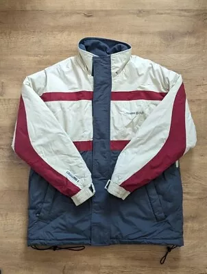Buy Tog 25 Coat Medium M Beige Red Grey Vintage Retro Winter Jacket Warm • 17.95£
