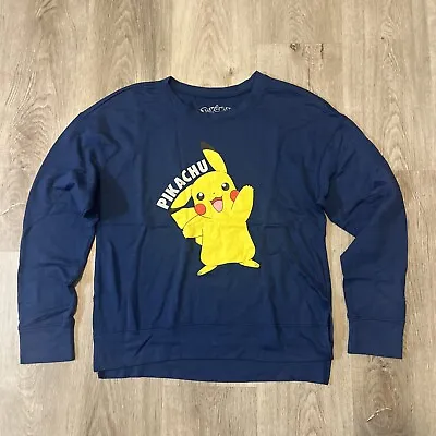 Buy Pokemon Go PIKACHU Long Sleeve Tee T-Shirt Official License Nintendo Top Large • 16.36£