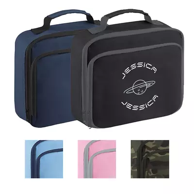 Buy Personalised Space Lunch Box Custom Name School Kids Boys Girls Insulated Bag • 17.95£