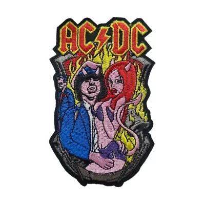 Buy AC/DC Rock Band Embroidered Patch Iron On Sew On Transfer • 4.40£