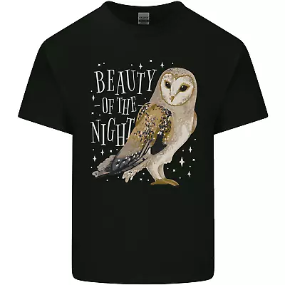Buy Beauty Of The Night Owl Birds Of Prey Mens Cotton T-Shirt Tee Top • 10.75£