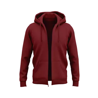 Buy Mens Full Zip Up Plain Hoded Sweatshirt Hoodie Adult Flece Zipper Hoody S To 5XL • 11.45£