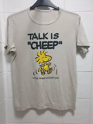 Buy Uniqlo X Peanuts Charlie Brown Woodstock Tee Mens Graphic T Shirt Size M 40  • 17.50£