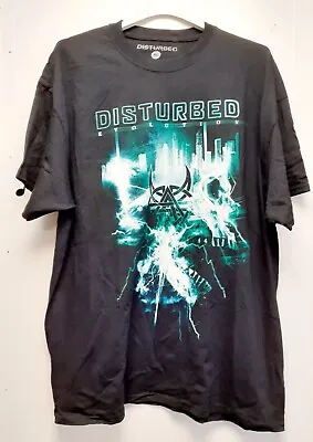 Buy Disturbed Apocalypse T Shirt Size Large New Official / Back Print Rock Metal • 17£