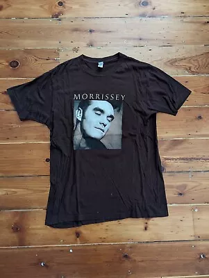 Buy Vintage Morrissey 2007 America Tour Shirt Size Large Vintage The Smiths Brown • 0.99£