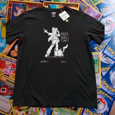 Buy Daniel Arsham Pokemon Pikachu And Trainer T-Shirt • 24.99£
