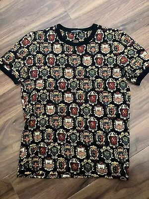 Buy Dolce&Gabbana Mens  Black & Colours Stretchable T Shirts Size Medium In Vgc • 26£