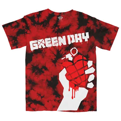 Buy Green Day American Idiot Dye Wash T Shirt • 17.95£