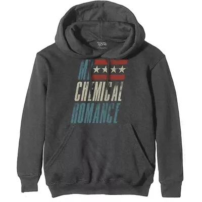 Buy My Chemical Romance 'Raceway' Charcoal Grey Pullover Hoodie - NEW OFFICIAL • 29.99£