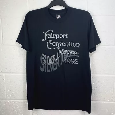 Buy Fairport Convention Silver Jubilee 1992 T-Shirt Size XL Black Rare Vintage Music • 44.99£