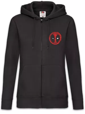 Buy Mutant Mask II Women Zipper Hoodie Skull Logo Symbol Sign Superheld Deadpool • 53.94£