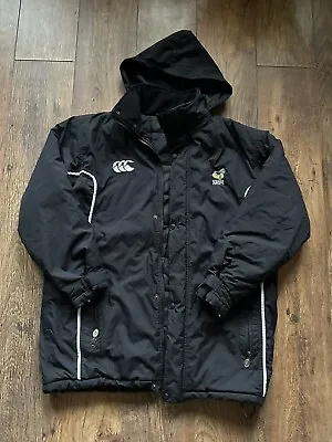Buy London Wasps Rugby Insulated Jacket Canterbury Black Full Zip Hood Mens Size M • 25.90£