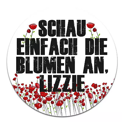 Buy Just Look At The Flowers Lizzie Sticker 10 Cm Ø Film Sticker Flowers R116 • 4.42£