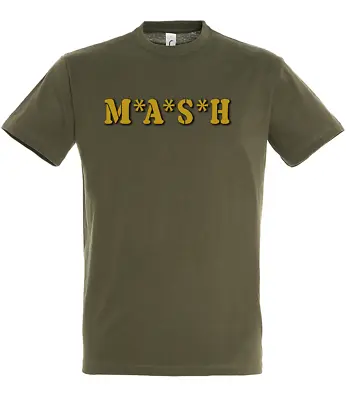 Buy MASH US Army Style T Shirt - Adults - Brown Green Grey Black • 14.29£